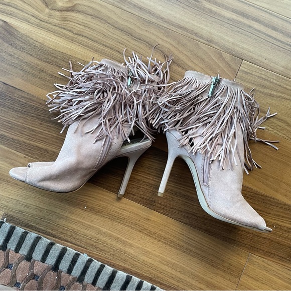 Fringed Stiletto Ankle Booties - Picture 8 of 8